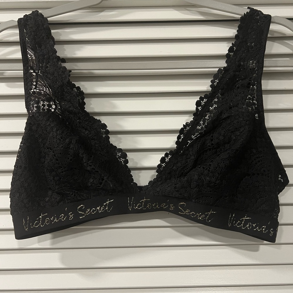 Victoria's Secret Black Lace Bralette